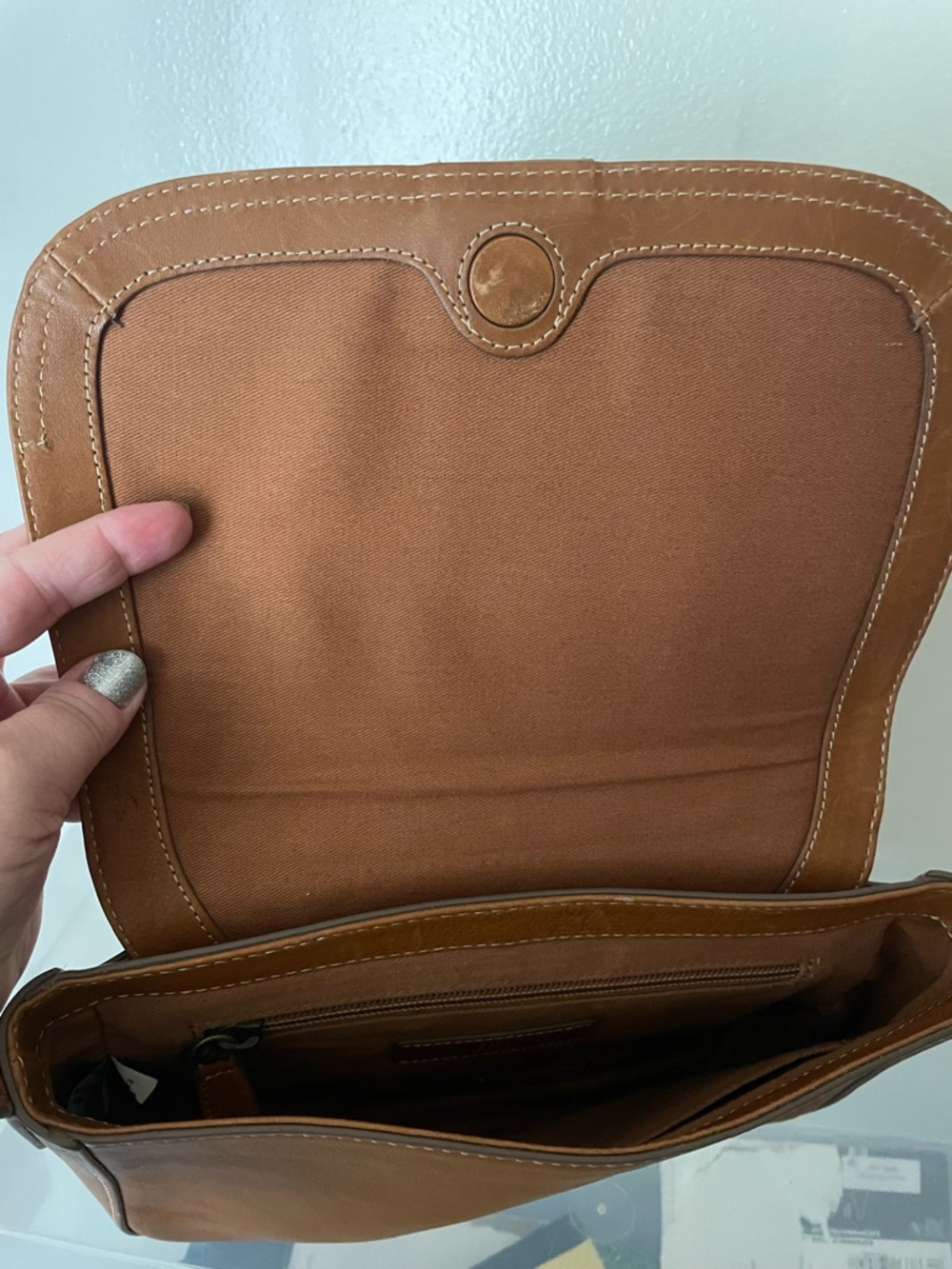 Frye crossbody saddle bag - Picture 10 of 12